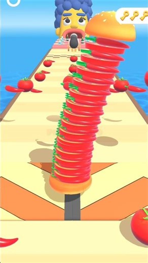 Burger king stack Challenge 🍔 Epic Burger Tower Race #burgerrun #foodlover #youtubeshorts