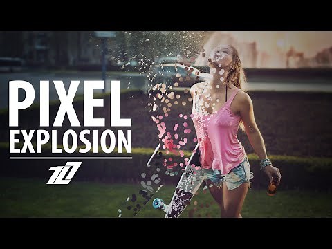 GIMP 2.8 Tutorial - Pixel Explosion Effekt [Deutsch/German] | HD