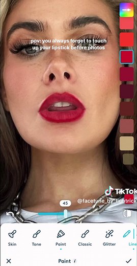 Facetune on TikTok