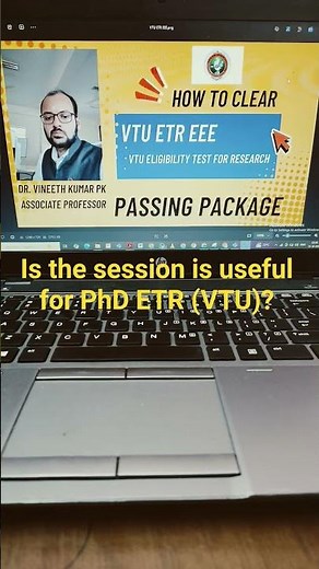 VTU PhD ETR EEE entrance examination|PhD entrance examination 2025 VTU PhD admission