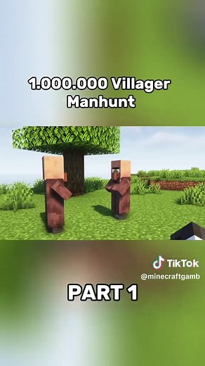 1,000,000 Villager Manhunt Minecraft Part 1 – GroxMC Challenge