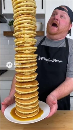 World's Biggest Pancake Stack 🥞