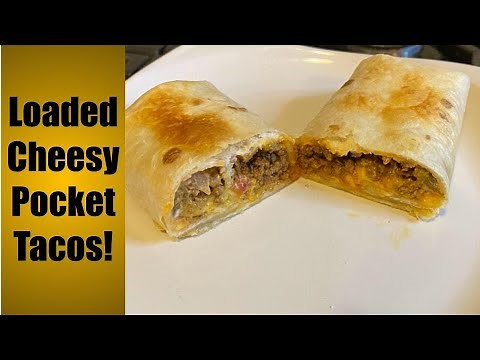 COOK WITH ME - LOADED CHEESY POCKET TACOS!