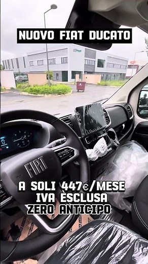 E se ti dicessi che puoi guidare il nuovo Fiat Ducato 2026 con costo fisso mensile e senza anticipo?