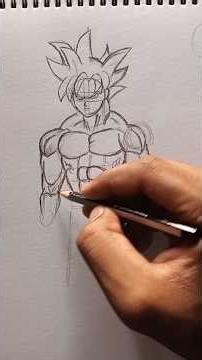 How to Draw Goku Ultra Instinct Step by Step | Easy Pencil Drawing Tutorial