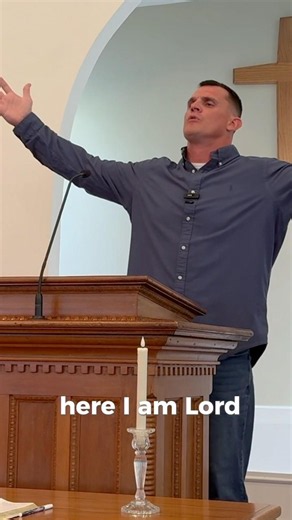 Here I am Lord send me! Follow the Lord fully today. #saved #chruchtiktok #sermon #hereiam