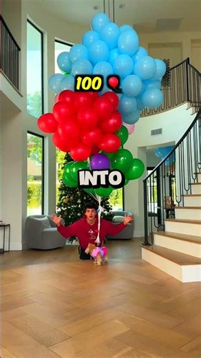 Brent Rivera's Balloon Experiment FAIL! | #short #youtubeshort #fyp