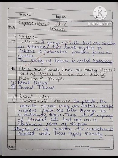 Class 9th Biology Chapter 6 TISSUE Part 1 Plant Tissue Complete
