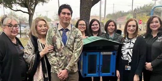 Little Free Library opens at Villarreal Park in Laredo