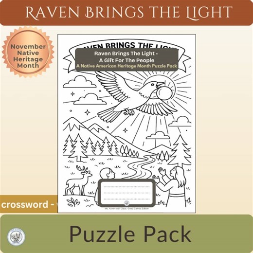 Raven Brings Light – A Gift For the People: Puzzle Pack