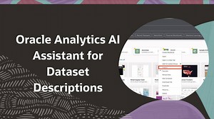 Oracle Analytics AI Assistant for Dataset Descriptions