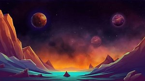 4k Animated Space Landscape Three Floating Stock Footage Video (100% Royalty-free) 3600112627 | Shutterstock
