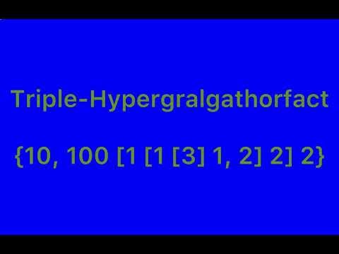 Numbers 0 to Absolute Infinity!!! (Part 64) [64/100]