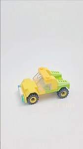 Cool Yellow & Green LEGO Mini Truck Build 💛💚 #shorts