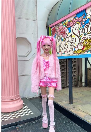 りりぴんくコーデ🩷🩷🩷#姫ギャル