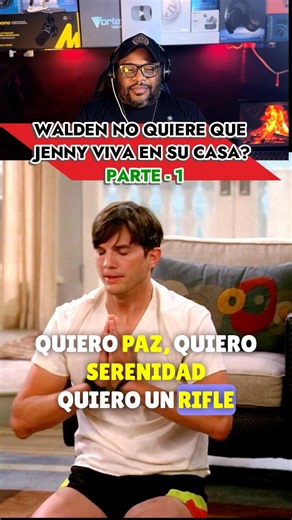 Walden no puede hacer yoga en paz? Serie dos hombres y medio #comedia #series #humor #funny