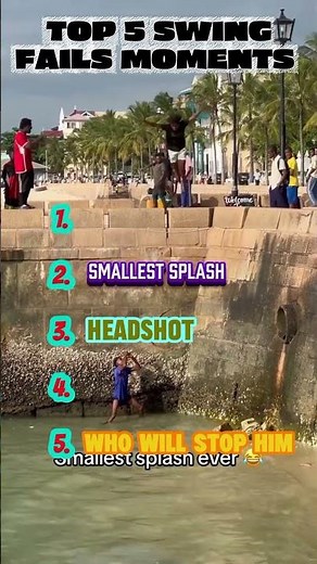 Top 5 swing fails moments that are crazy and make you laugh