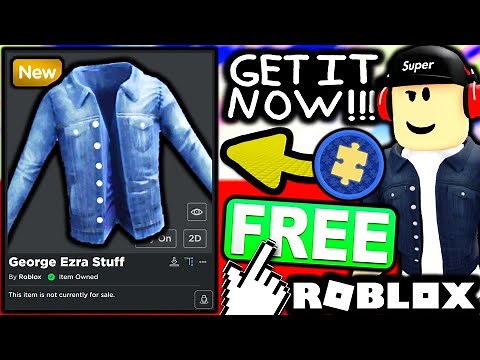 FREE ACCESSORY! HOW TO GET Denim Jacket - George Ezra! (ROBLOX George Ezra’s Gold Rush Event)