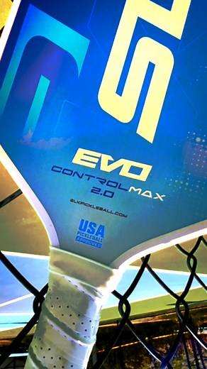 1.9K views · 18 reactions | Check it out!! 朗 The EVO Control 2.0 provides superior control, a massive sweet spot, and a luxurious playing experience! Order yours online today for $100! #SLK #SLKEVO #EVO #WeArePickleball | Selkirk Sport - We are Pickleball | Facebook