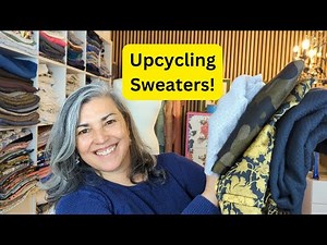 How I upcycle 3 sweaters (sweater weather)