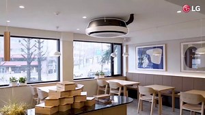 9.9K views · 310 reactions | Exquisite round design with compact size makes space more luxurious and inviting. #LG Commercial Round Cassette #AirConditioner is really quite and offers 360° cooling to a larger area which is 30% faster. https://bit.ly/RC--FB | LG Global | Facebook