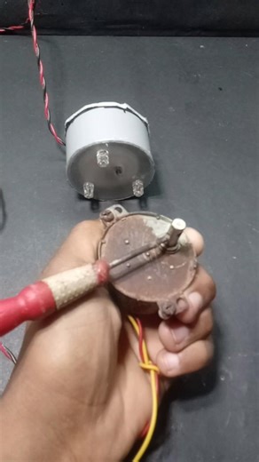 ac moter rotat power generator #diy #viral #viral #trending