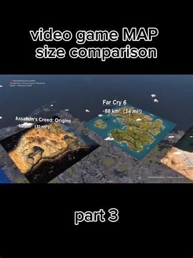 Ranking Video Game Maps by Size: What’s the Biggest?