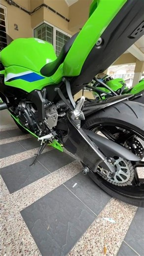 Kabon Arm Cover and Hugger for Kawasaki ZX-6R 🔥🔥🔥