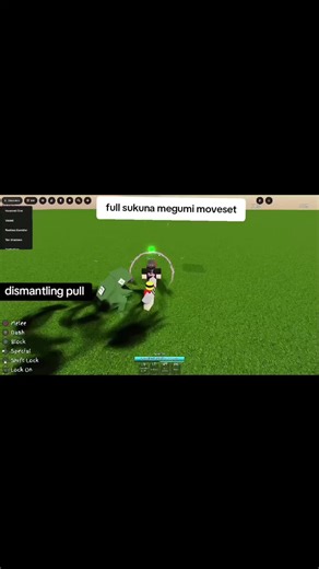 Meguna Moveset: Sukuna Focus in Roblox Gameplay