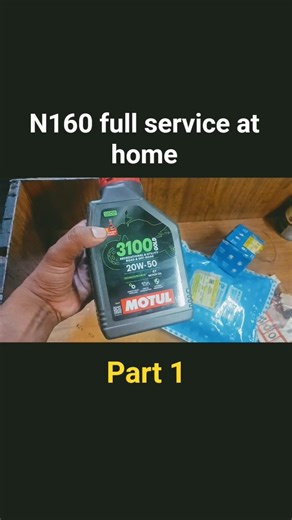Pulsar N160 full service at home⚡. #n160 #daily #viralshorts #n250