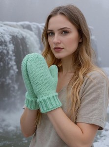 Chunky Knit Mittens Pattern, Cozy Winter Gloves for Beginners (PDF Download) - Etsy UK