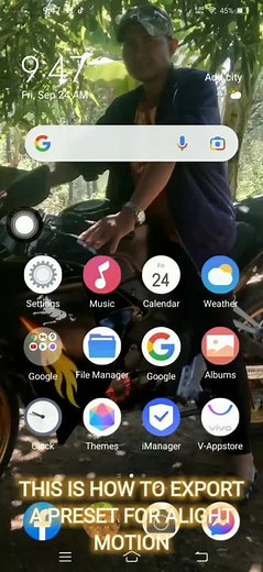 #CapCut How to export a preset for alight motion #alightmotion #tuturial #edit