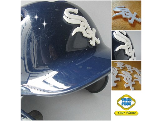Custom 3D Printed Baseball Helmet Decal: Team Logo Set (9 Pcs ) - Etsy