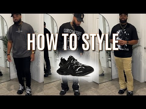 HOW TO STYLE BALENCIAGA TRACK SNEAKER ( On foot review + outfit ideas )