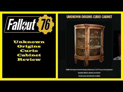 Fallout 76 - Unknown Origins Curio Cabinet Review - Collects Adhesive, Asbestos & Ceramic