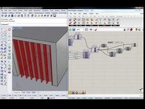 45 - Grasshopper - Using Construct Domain to Create Vertical Fins