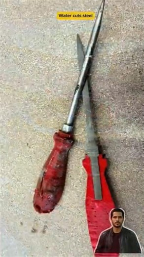 Water Jet vs Steel… the result is insane 😳