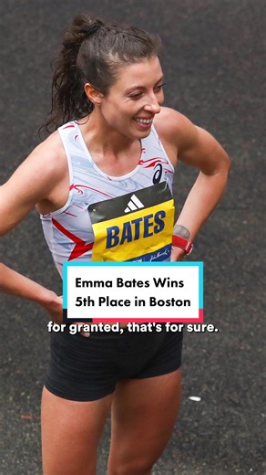 Emma Bates Finishes Top American in Boston Marathon