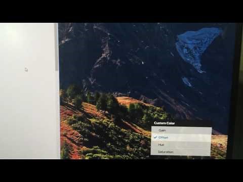 Dell Ultrasharp UP2716D PremierColor 2K IPS Monitor Menu Walkthrough