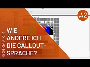 Tutorial | SCHEMA ST4 | Callout-Sprache ändern