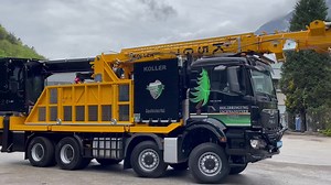 Brandnew Koller K507-GH 🔥💪🏼 #kollerforsttechnik #yarderlogging #steepslopeharvesting #logger #logging #forestrymachines #kippmast