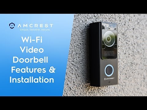 Amcrest Wi-Fi Video Doorbell Installation with Chime Kit