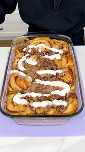 My favorite cinnamon roll recipe I make an easy cinnamon roll recipe with heavy cream and brown sugar. | Rick's Friend Justine