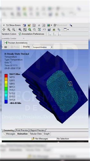 Thermal Analysis in ANSYS | Heat Sink | Heat Flow Visualized