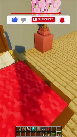 REALISTIC BED IN MINECRAFT #minecraft