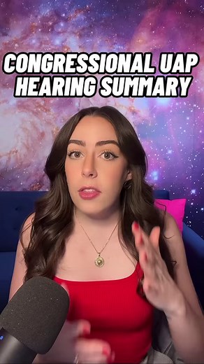 5K views · 276 reactions | Breaking news: here is a summary of todays UAP meeting for witnesses claiming they’ve seen alien craft | Astro Alexandra | Facebook