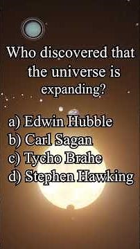 🌌 Astronomers Quiz Challenge | Questions to Test Your Space Knowledge! 🔭✨