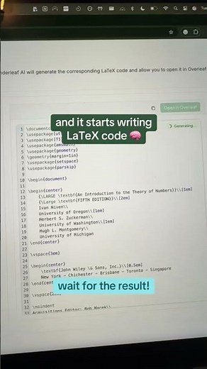 convert PDFs to latex code in seconds! try it out ⚡️