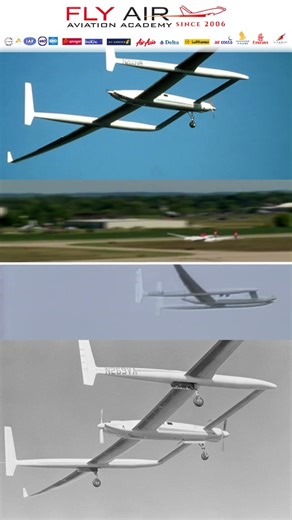 🌍✈️ Rutan Voyager: 9 Days Around the World 🕰️#shorts #RutanVoyager #AviationFacts #UniqueAircraft