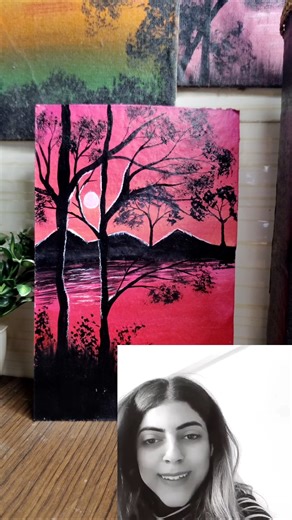 Acrylic Painting Tutorials For Beginners Step-by-Step #rjkarishma #art #anjaliarts18 #funny #ytshort